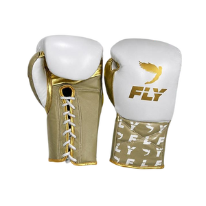 Guantes de Boxeo Profesionales Personalizados, 100% Cuero Genuino, Cierre con Cordones Antideslizantes, para Muay Thai, Sanda, Adultos y Artes Marciales - Product Image 4