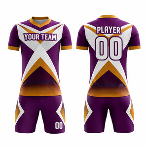 Uniformes Deportivos de Fútbol Personalizados, Conjuntos de Camisetas de Entrenamiento para Hombre, Impresión Digital, Antibacterianas, 100% Poliéster, Marca de Equipo Personalizada - Product Image 3