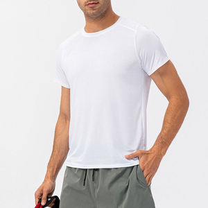เสื้อยืดกีฬาผู้ชาย แบรนด์ Men's Top Sportswear รุ่น Blank Gym คอกลม ระบายอากาศได้ดี เหมาะสำหรับวิ่งและออกกำลังกายในฤดูใบไม้ผลิและฤดูร้อน - Product Image 5