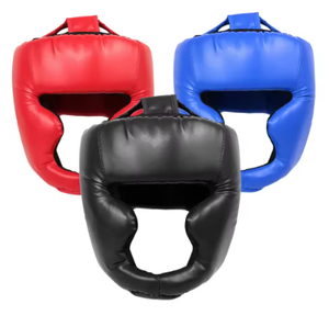 หน้ากากป้องกันศีรษะสำหรับชกมวย PU ปรับได้ ฝึกซ้อม MMA มวยไทย เทควันโด เหมาะสำหรับผู้เริ่มต้นทุกเพศทุกวัย HAWK - Product Image 1