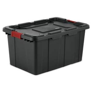 Set di 4 oggetti in plastica Tote industriale da 27 galloni per una comoda organizzazione - Product Image 2