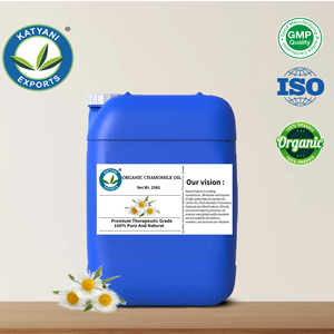 Aceite de Manzanilla Orgánico Puro Destilado al Vapor para Productos Cosméticos, Cuidado Personal y Aplicaciones Industriales, Suministro a Granel - Product Image 4