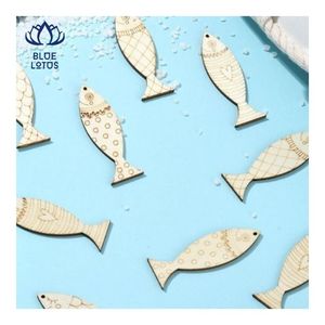 LISTO PARA ENVIAR Decoración de Peces de Madera 2026 Madera Pulida Limpia para Decoración de Estantes y Exhibición Interior Favorece la Relajación y el Masticar - Product Image 5