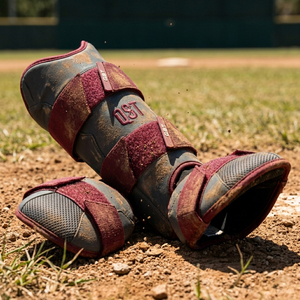 Espinilleras de Béisbol QST INTERNATIONAL Personalizadas para Jóvenes y Adultos, Duraderas, de Nailon y Plástico, Protectoras para Receptores y Bateadores, Modelo BSG-11089 - Product Image 2