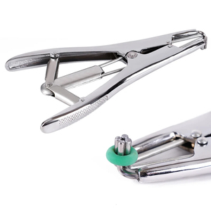 Pince de castration pour queue de mouton cassée, avec anneaux de castration élastiques en caoutchouc, pour animaux d'élevage, sans saignement - Product Image 2