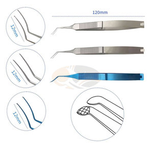 Instruments ophtalmiques en acier inoxydable, forceps manuel Haff pour capsulorhexis, 11,5 cm, haute précision, certifié MOL, certifié CE - Product Image 5