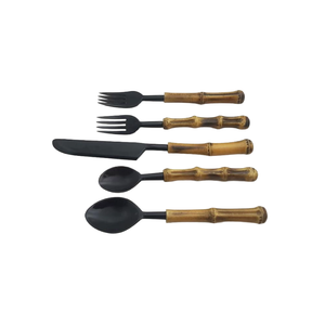 Juego de Cucharas de Postre y Sopa de Latón con Mango de Resina Personalizado al Mejor Precio - Product Image 2