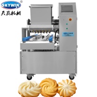Commerciële kleine biscuitmachine, automatische mini-koekjesmachine, industriële koekjesmachine fabriek