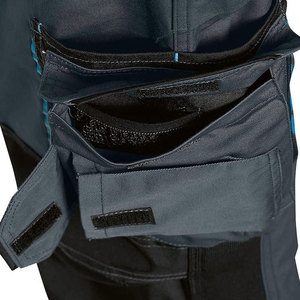 Pantalon cargo et pantalon de ville Solid Trader Street Wear, design fonctionnel, six poches, taille ajustable, élégant, tendance, confortable, doux - Product Image 3