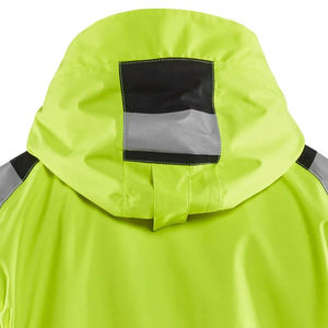 Chaqueta de Trabajo de Alta Visibilidad para Hombre, Impermeable, Transpirable, con Cremallera Reflectante, Servicio Personalizado OEM, Venta al Por Mayor - Product Image 3