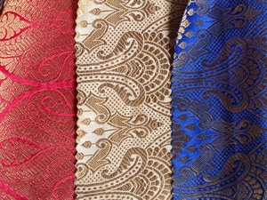 Tela Brocada Jacquard Bordada, Tejido Metálico de Poliéster y Algodón para Colchones, Textil para Decoración del Hogar - Product Image 2