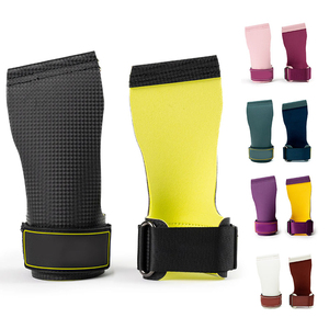 Protector de palma de cuero transpirable de alta calidad y personalizable para gimnasia y levantamiento de pesas - Product Image 5