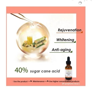 Ácido de caña de azúcar 40% Peeling Serum Envejecimiento DE LA PIEL Blanqueamiento de alto nivel Línea fina Reducción de arrugas Solución de exfoliación profunda - Product Image 3