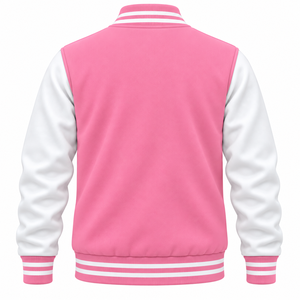 OEM Custom logo Chenille Patch Embroidery Leather Sleeve Vintage College Baseball Letterman team sports Varsity <b>Jacket</b> for <b>Men</b> - Product Image 2