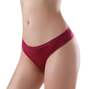 Culottes sexy taille basse sans couture en dentelle tricotée pour femmes, 100 % coton, antibactériennes, séchage rapide, sous-vêtements écologiques - Product Image 3