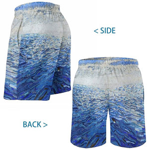 Shorts de sport premium pour hommes avec couche intérieure de soutien et logo personnalisé, shorts de bain respirants pour la plage - Product Image 1