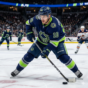 Maillots de hockey sur glace personnalisés en polyester 100 % par sublimation, 280 grammes, vente en gros, uniformes d'équipe américaine, anti-bactériens, séchage rapide - Product Image 4