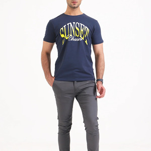 Camiseta Deportiva Personalizada para Hombre, 100% Algodón, Transpirable, de Secado Rápido, Manga Corta, Ropa Deportiva Informal - Product Image 3