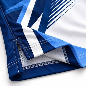 Camiseta Deportiva Personalizada por Sublimación, 100% Algodón, Cuello Redondo, Manga Corta para Hombre, Jersey de Equipo con Logotipo y Número en la Parte Delantera, Transpirable, de Secado Rápido, 180g - Product Image 3