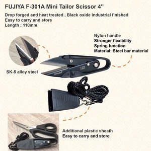 Mini thép không gỉ mịn cạnh kéo thợ may cho vải may Shears - Product Image 6