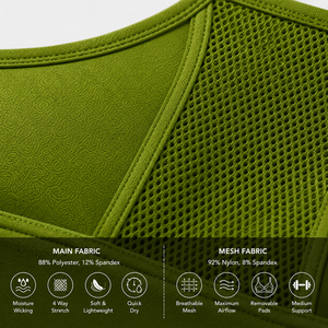 Último Modelo 2026, Sujetador Deportivo Personalizado para Mujer, Ropa Deportiva, Secado Rápido, Top de Gimnasio, Proveedor Mayorista - Product Image 4