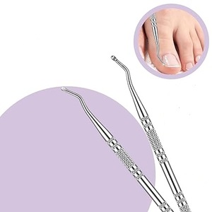 Lime à ongles professionnelle mini double face en acier inoxydable durable, outil de retrait des ongles incarnés pour le nettoyage et l'entretien des ongles. - Product Image 6