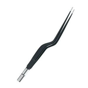 Pinzas bipolares manuales Ariston de 20 cm, tipo bayoneta, de acero inoxidable, juego de instrumentos, pinzas bipolares tipo bayoneta azules en venta - Product Image 1