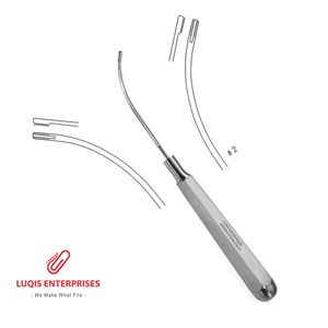 Afilador de cartílagos Dingman curvo, instrumento quirúrgico ORL de acero inoxidable, herramienta reutilizable para rinoplastia - Product Image 1