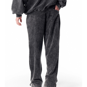 Chándal de Alta Calidad con Lavado Ácido, Estilo Vintage Oversize, Chándal Holgado de Estilo Urbano, 100% Algodón de Alto Gramaje con Lavado Ácido - Product Image 5