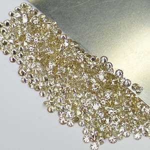 Diamants ronds bruts de haute qualité, extraits de la terre, de 1,80 mm à 2,05 mm, qualité SI/IJ, pour la création de bijoux tendance et de chaînes de diamants. - Product Image 1