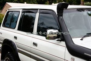 แผ่นบังแดดหน้าต่างรถยนต์ HIC วัสดุ PMMA สำหรับ TOYOTA Land Cruiser 80series ปี 92-97  100% ตรงรุ่น - Product Image 4