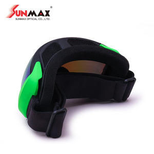 Masque de ski léger sans monture avec lentille sphérique interchangeable, anti-buée et protection UV - Product Image 6