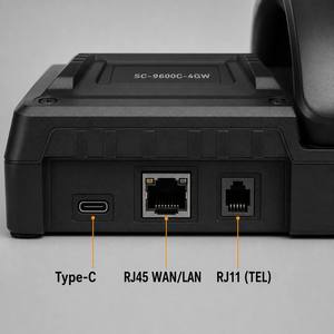 Teléfono de Escritorio SunComm SC-9600C-4GW 4G VoLTE con Punto de Acceso WiFi, RJ45 WAN/LAN, USB Tipo-C, Pantalla LCD de 128x64, Antena, Tarjeta SIM - Product Image 2