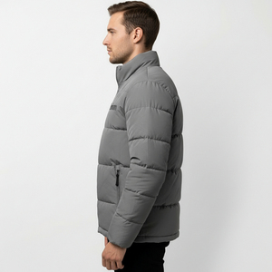 Veste d'hiver matelassée à capuche personnalisée, légère, avec impression par sublimation, fabricant de marques privées - Product Image 4