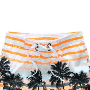 Pantalones Cortos de Playa Casuales con Estampado Digital, Elásticos, Sólidos, con Logotipo Personalizado, MOQ Bajo, Antibacterianos, Transpirables, 100% Lona, Último Modelo - Product Image 4