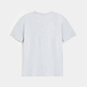 Camiseta de Hombre 2026, Corte Regular, Algodón Jersey, Cuello Redondo, Manga Corta, Color Sólido, Informal, Transpirable, Diseño Tejido, en Venta - Product Image 6