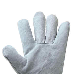 Gants de travail professionnels en cuir de vachette, résistants à la chaleur, pour charpentiers, usage festif, vente en gros OEM - Product Image 1