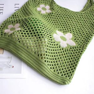 Bolso Tote de Ganchillo Hecho a Mano para Mujer, Elegante Bolso de Hombro Tejido para Compras, Viajes y Uso Diario - Product Image 5