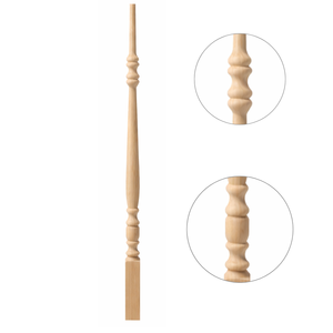 Balaustre de Madera de Arce Ecológico para Escaleras de Hoteles Modernos, Apartamentos y Balcones - Product Image 2