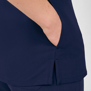 Classic Women Medical <b>Scrubs</b> <b>Set</b> Nurse Uniform Breathable Hospital Nursing <b>Scrub</b> Suit Wholesale Custom Logo Blue <b>Scrub</b> For Women - Product Image 5