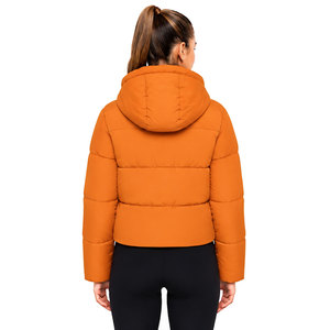 Veste à bulles pour femmes, style chaud à capuche, pour tenues décontractées d'hiver et aventures en plein air - Product Image 2