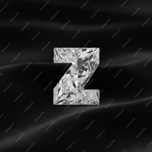 Diamant de laboratoire en forme de lettre Z, 1 carat, DEF VVS VS1 HPHT CVD, certifié IGI GIA, prix de gros - Product Image 2