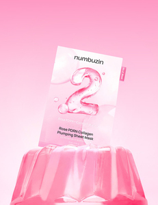 Mascarilla Facial Reafirmante de Colágeno PDRN Numbuzin No.2 Rose, 10 Unidades, Hidratante para Todo Tipo de Piel - Product Image 2