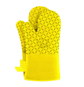 Guantes de Cocina Resistentes a Altas Temperaturas, Estilo Simple, Aislantes del Calor, para Horno y Microondas - Product Image 1
