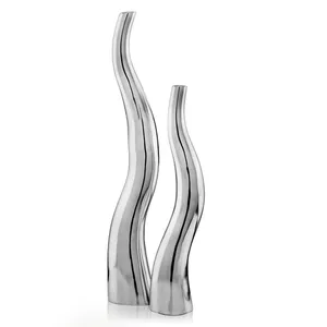 International Trade Decorative Iron Floor <b>Vase</b> Wholesale Supply MarketTrendy Polished Handmade Coastal Design ZAHID EXPORTS - Product Image 5