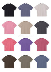 Camiseta de lavado Vintage para mujer Slim Fit 919 algodón Spandex Camiseta de cuello redondo de moda para niña 240gsm - Product Image 4