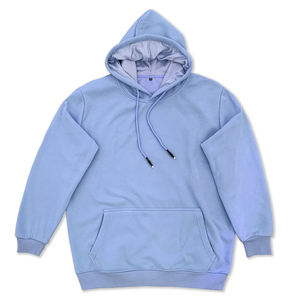Sweat-shirt à capuche pour homme, couleur unie, coupe régulière, décontracté, en tricot polaire, pour l'automne - Product Image 4