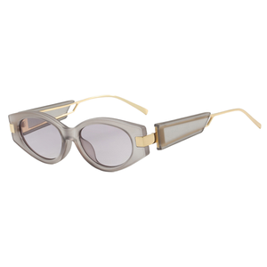 Custom Logo 2025 Hot Selling Fashion Women's <b>Retro</b> Trendy Square Side Sun Glasses UV400 Cat Eye <b>Sunglasses</b> Light Weight - Product Image 5
