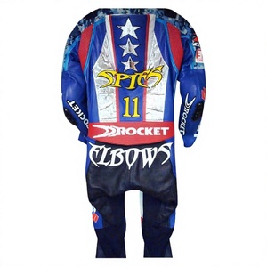 Traje de Carreras Ben Spies Suzuki 1 Pieza de Cuero Vacuno/Canguro para Moto de Pista/Conducción/Monos/Traje para Motociclista Profesional - Product Image 2
