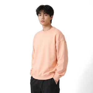 Sweat-shirt surdimensionné à impression sérigraphique avec broderie et col rond pour les détaillants de vêtements américains - Product Image 2